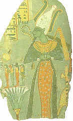 Weerhuisje.eu - Vroege beschavingen - Sjamanen en Priesters - Osiris was in de oude Egyptische mythologie de god van de vruchtbaarheid